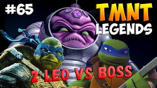 Черепашки-Ниндзя: Легенды. Прохождение #65 2 Leonardo  vs FINAL BOSS (TMNT Legends IOS Gameplay 2016