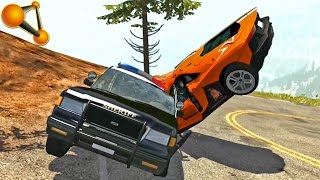 BeamNG Drive High Speed Rollover Crashes #20