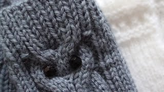 Митенки СОВА,полное описание.ЧАСТЬ 5.Митенки для начинающих+митенки спицами.