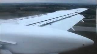 Посадка в Новосибирске Ту-154М, RA-85684, "АЛРОСА"