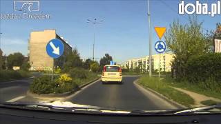 Trasa egzaminacyjna w Świdnicy - Jazda z Drozdem