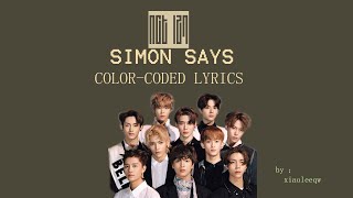 NCT 127 엔시티 127 - Simon Says Lyrics (Color-Coded Han/Rom/Eng)