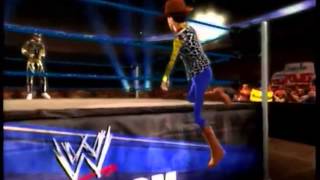 Woody entrance WWE