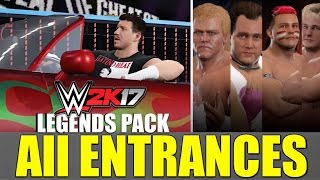 WWE 2K17 Legends Pack DLC All Entrances (Eddie Guerrero, Sycho Sid, & More)