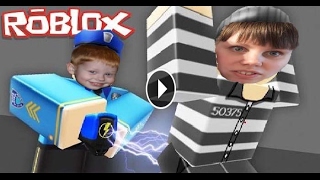 Роблокс побег из тюрьмы ROBLOX #7 (Escape Prison Obby) Игра как мультфильм для детей