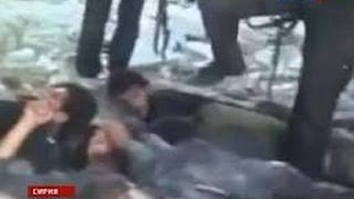 Сенсационное видео публичной казни в Сирии !