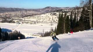 Спуск с горы Югус
