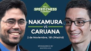 Hikaru Nakamura vs Fabiano Caruana | Torneo de Ajedrez Speed Chess 2017