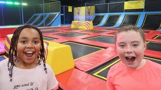TRAMPOLINE PARK CHALLENGE  | Family Fun video