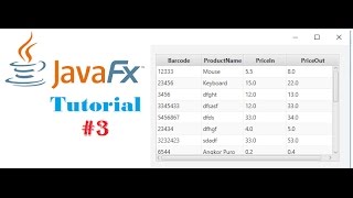 #03 JavaFx and SQL Server Tutorials | Load Data From Database To TableView