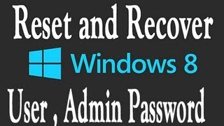 ? 100% working:? Reset Windows 8, 10  Password: The Easiest way ??