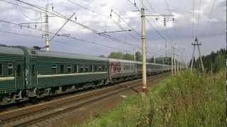 ЭП2К-032 с поездом №55 Санкт-Петербург - Москва