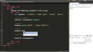 How to Remove and Add Elements to a JavaScript Array