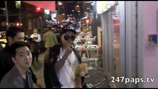 (EXCLUSIVE) Taeyang of the Super group Big Bang getting a TATTOO in NEW YORK CITY (121112)