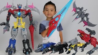 Power Rangers Movie Megazord Surprise Toys Hunt Building The Five Battle Zords With Ckn Toys