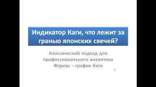 График Каги НА Форекс + индикатор Каги в MT4 для построения