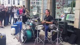 Yandan Çekim,gizli çekim  Incredible Street Best Drummer- Oded Kafri ODED KAFRI  oded kafri -Hamburg