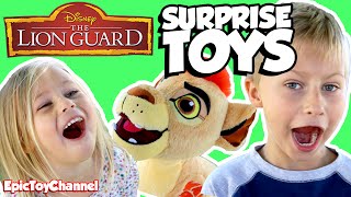 LION GUARD Disney Jr SURPRISE TOYS in Surprise Tent + Surprise Eggs, Lion Guard Epic Toy Channel