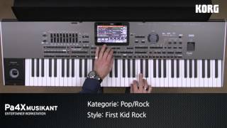 KORG Pa4X MUSIKANT Style Demos: POP & ROCK Styles