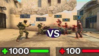 2 СИЛЬВЕРА С 1000 ХП VS 3 ГЛОБАЛА CS:GO