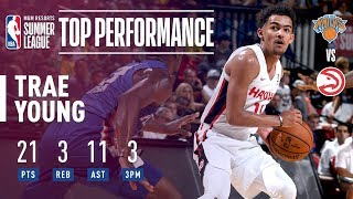 Trae Young Drops 21 Points and 11 Assists In 2018 MGM Resorts Las Vegas Summer League!