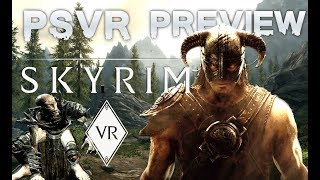 Skyrim VR (PSVR) | a cinematic introduction to Skyrim & how to build your own house