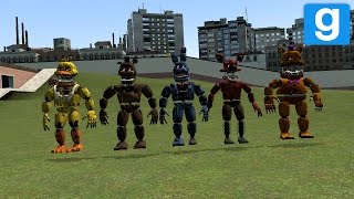 CREEPY FIVE NIGHTS AT FREDDY'S 4 NPCS!| Garry's Mod (RE-UPLOAD)