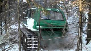 Гусеничный снегоход лунтик