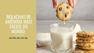Bolachas de amêndoa saudáveis e mais fáceis do mundo   youtube