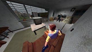 Gmod HELLO NEIGHBOR Multiplayer Mod - 4-PLAYER HIDDEN OBJECT GAME!