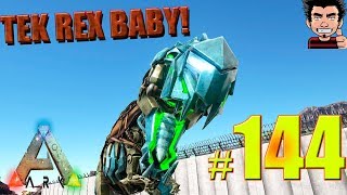ARK CAPTURAMOS NUEVO TEK REX CRIAMOS T-REX BABY NUEVO BIOTEK SURVIVAL EVOLVED GAMEPLAY ESPAÑOL