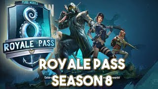 VAZOU! ROYALE PASS 8 RECOMPENSAS PUBG MOBILE  ATT 0.13.5