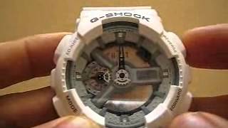 Gshock GA 110C 7A Time and LED setting