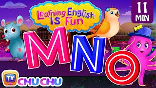 MNO Songs | ChuChu TV Learning English Is Fun™ | ABC Phonics & Words Learning For Preschool Children