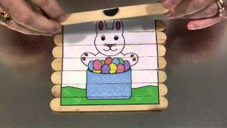 Bunny Craft Stick Puzzle