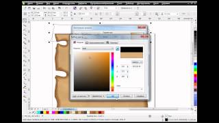 Как нарисовать свиток с заклинанием в CorelDRAW