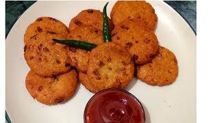 Leftover Roti/Chapati Cutlet Recipe | Basi Roti Recipe | Cutlet Recipe