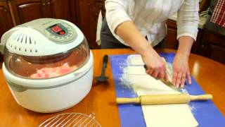 Видеорецепт: Слоеные пирожки с мясом в печи Delimano 3D