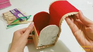 Куда девать палочки от мороженого?. Creative idea. DIY Popsicle sticks crafts