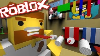 Roblox ESCAPE THE BATHROOM OBBY / BECOME A GIANT COW!! Roblox