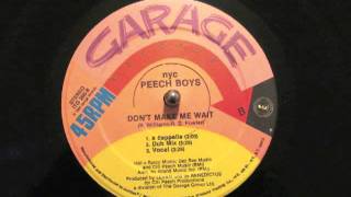Peech Boys - Don't Make Me Wait (Acapella)