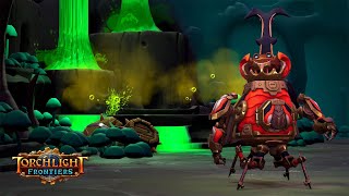 Lvling up a Forged in Torchlight Frontiers Alpha 3 - Update 6. !builds
