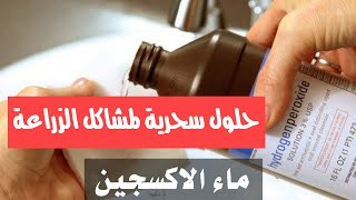 الحل السحرىhydrogen peroxide  لمشاكل الزراعة قناة تكنومكس م شريف فاروق