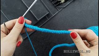 Способы вязания полого шнура (i-cord) спицами