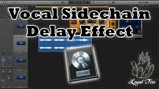 Production Mixing Tips - Vocal Sidechain Delay Effect - Logic Pro X - Waves - H Delay - R Comp