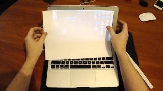 Замена матрицы, экрана, дисплея на Macbook Air 11' A1465 и A1370, LCD disassembly replacement