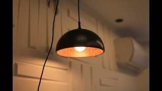 Поэтапное создание Hand made люстры в стиле лофт / Икеа