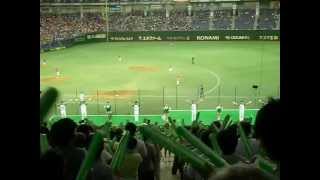 2012都市対抗野球　JR北海道の応援風景　社歌他
