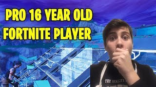 Pro 16 Year Old Fortnite Player! High Kill GAMES! Fast Console Builder