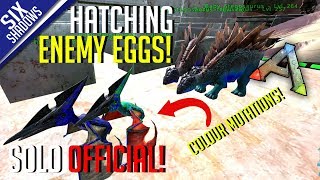 HATCHING ENEMY EGGS! | Solo PvP Official Servers - Ark: Survival Evolved